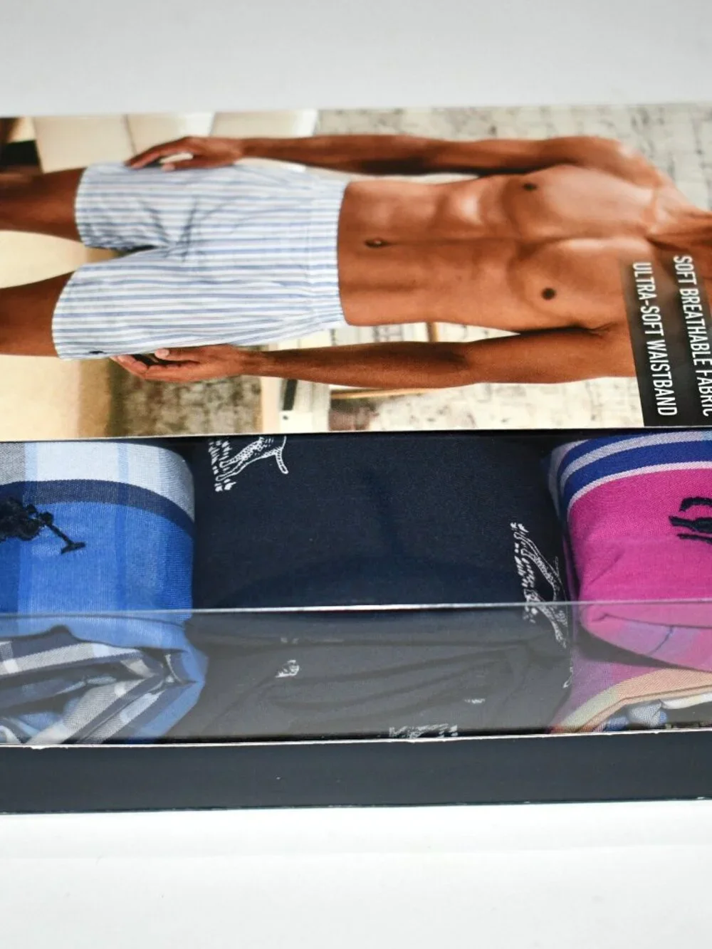 Polo Ralph Lauren Woven Boxers 3-Pack Summit Plaid Size: LARGE #NCWBP3SPA6 NWT